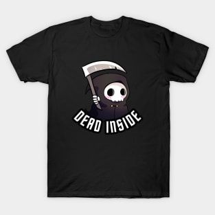 Dead inside a funny grim reaper T-Shirt